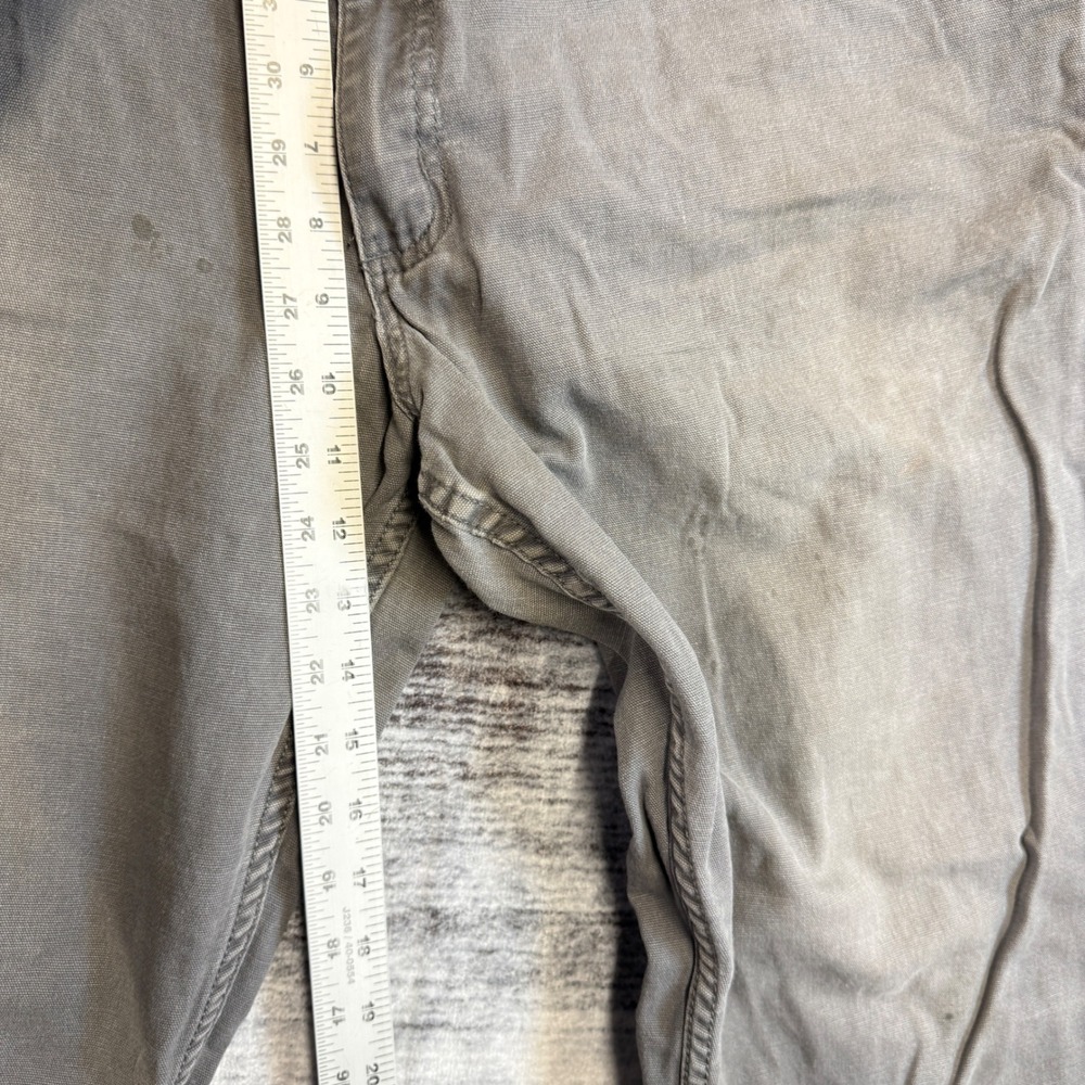 Carhartt Mens Relaxed Fit Rugged Flex Work Pants Grey 38x32 Distressed - Picture 11 of 11
